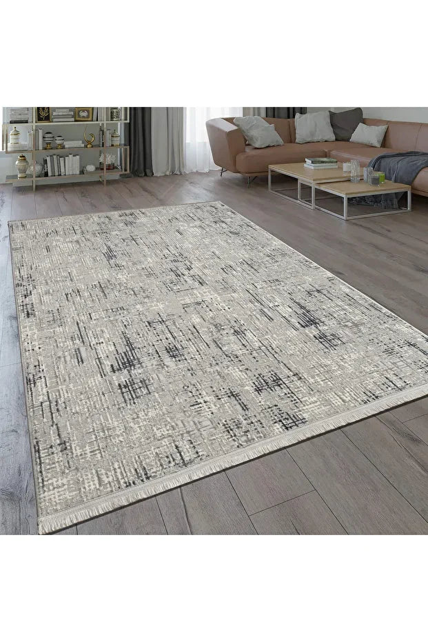 Elva Antialerjik %100 Akrilik Dokuma Makine Kesme Yolluk Mutfak Koridor Salon Yatak Odası Halısı