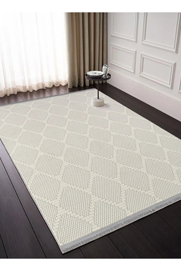 Rivon Antialerjik %100 Akrilik Dokuma Makine Kesme Yolluk Mutfak Koridor Salon Yatak Odası Halısı