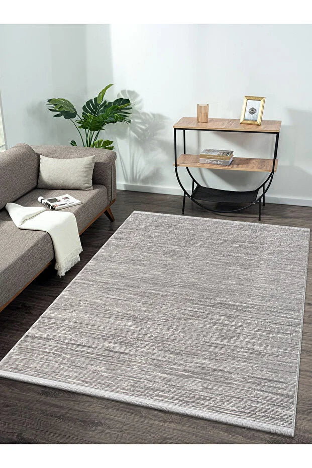 Rae Antialerjik %100 Akrilik Dokuma Makine Kesme Yolluk Mutfak Koridor Salon Yatak Odası Halısı