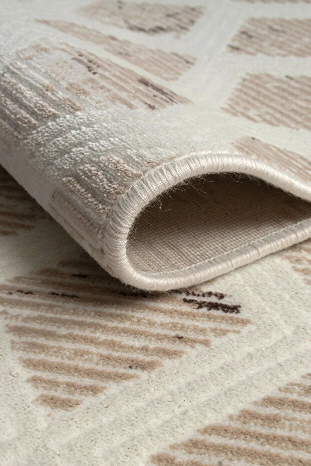 Nuvra  Antialerjik %100 Akrilik Dokuma Makine Kesme Yolluk Mutfak Koridor Salon Yatak Odası Halısı