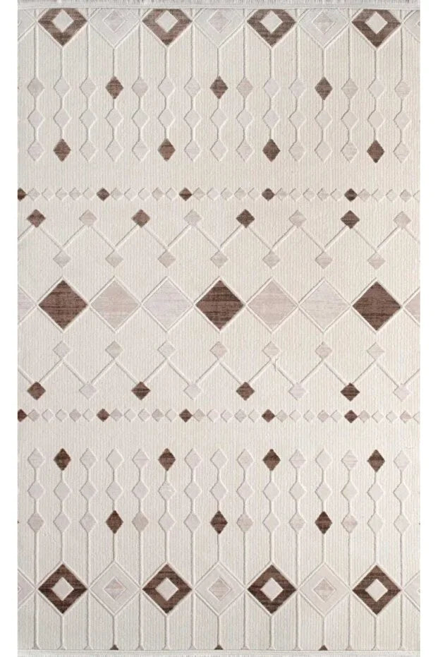 Linae  Antialerjik %100 Akrilik Dokuma Makine Kesme Yolluk Mutfak Koridor Salon Yatak Odası Halısı