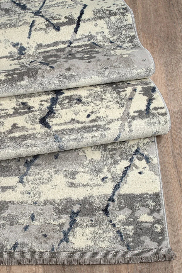 Alora Antialerjik %100 Akrilik Dokuma Makine Kesme Yolluk Mutfak Koridor Salon Yatak Odası Halısı