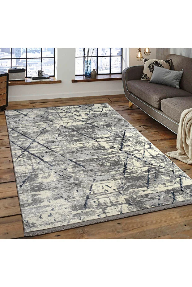 Alora Antialerjik %100 Akrilik Dokuma Makine Kesme Yolluk Mutfak Koridor Salon Yatak Odası Halısı