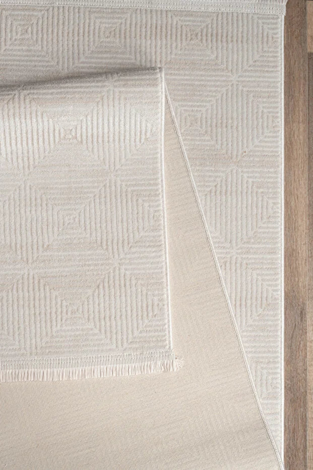 Ovia  Antialerjik %100 Akrilik Dokuma Makine Kesme Yolluk Mutfak Koridor Salon Yatak Odası Halısı