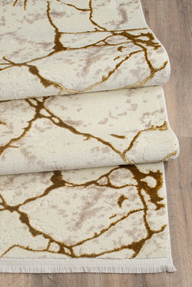 Moro Antialerjik %100 Akrilik Dokuma Makine Kesme Yolluk Mutfak Koridor Salon Yatak Odası Halısı