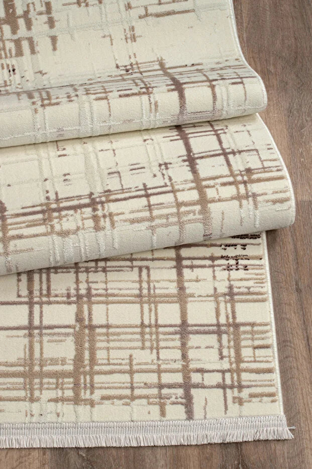 Mynor  Antialerjik %100 Akrilik Dokuma Makine Kesme Yolluk Mutfak Koridor Salon Yatak Odası Halısı