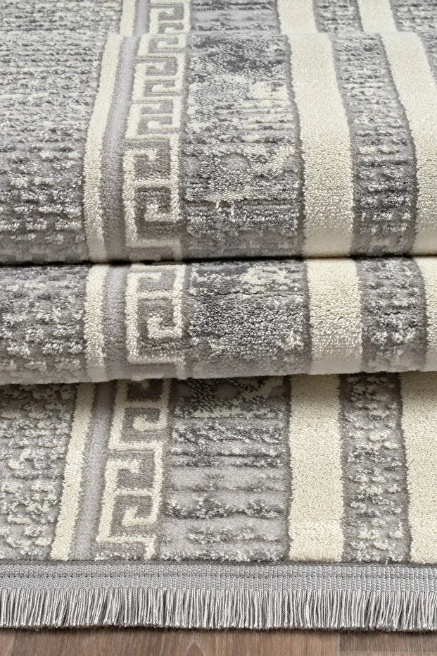 Taeva  Antialerjik %100 Akrilik Dokuma Makine Kesme Yolluk Mutfak Koridor Salon Yatak Odası Halısı