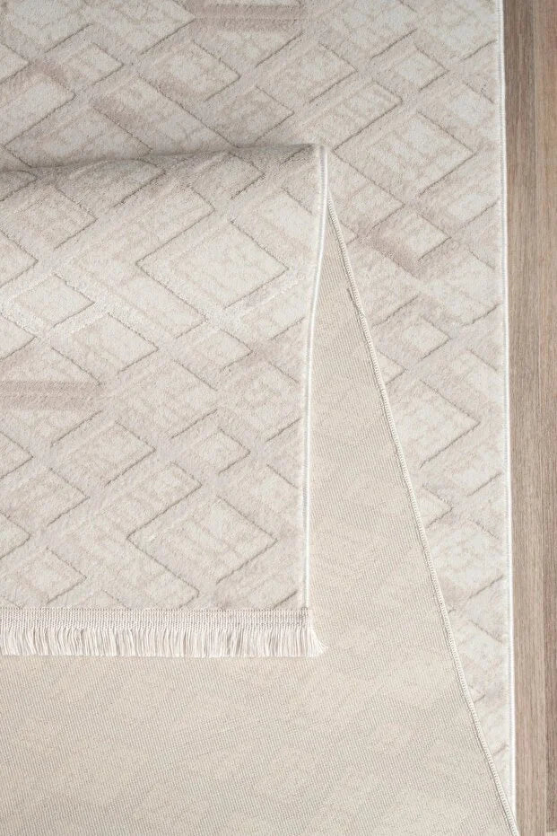 Tesso Antialerjik %100 Akrilik Dokuma Makine Kesme Yolluk Mutfak Koridor Salon Yatak Odası Halısı