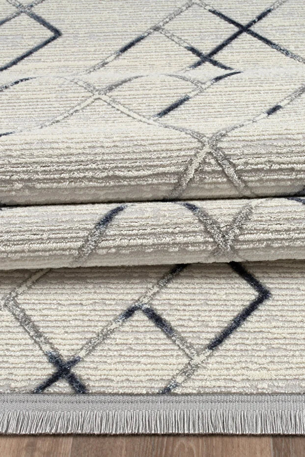 Kivo Antialerjik %100 Akrilik Dokuma Makine Kesme Yolluk Mutfak Koridor Salon Yatak Odası Halısı