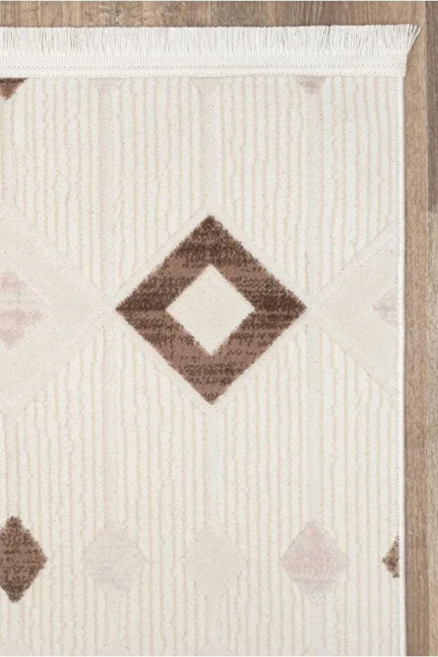 Linae  Antialerjik %100 Akrilik Dokuma Makine Kesme Yolluk Mutfak Koridor Salon Yatak Odası Halısı