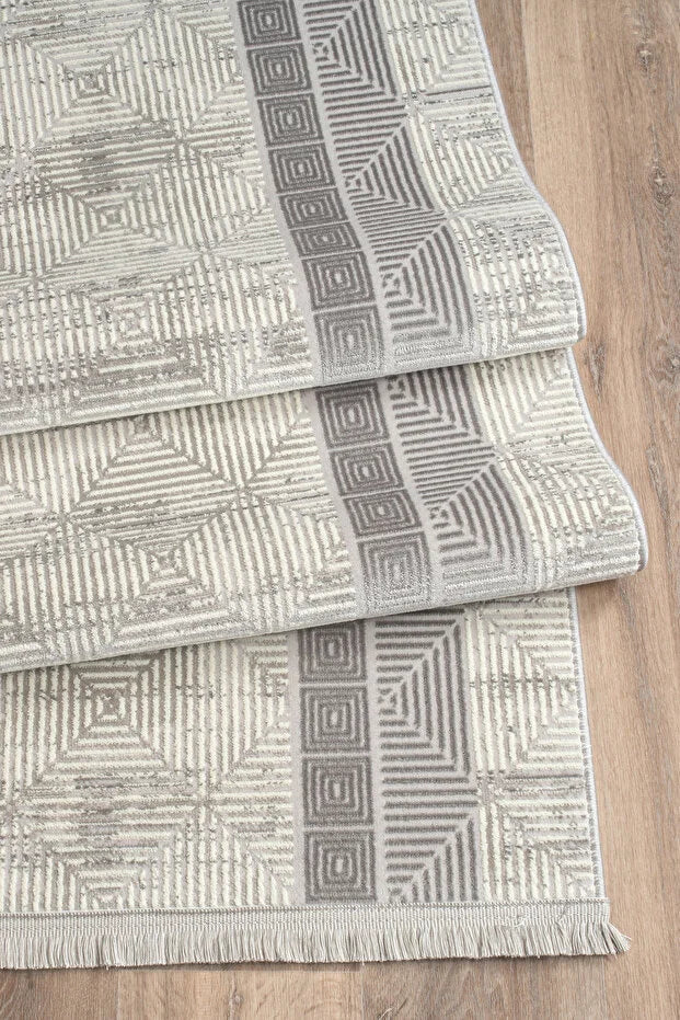 Kyna  Antialerjik %100 Akrilik Dokuma Makine Kesme Yolluk Mutfak Koridor Salon Yatak Odası Halısı