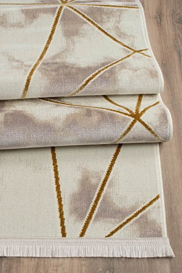 Adena Antialerjik %100 Akrilik Dokuma Makine Kesme Yolluk Mutfak Koridor Salon Yatak Odası Halısı