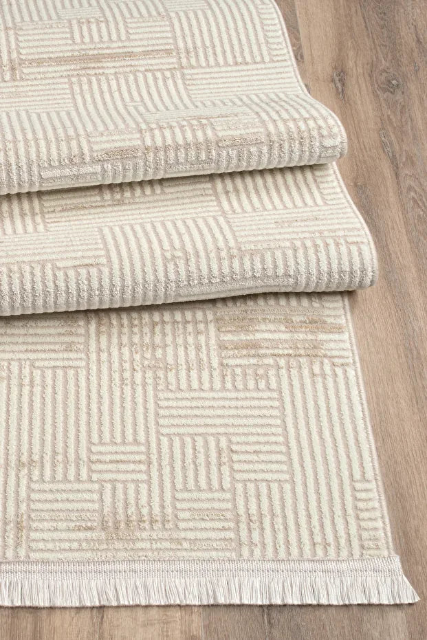 Silin Antialerjik %100 Akrilik Dokuma Makine Kesme Yolluk Mutfak Koridor Salon Yatak Odası Halısı