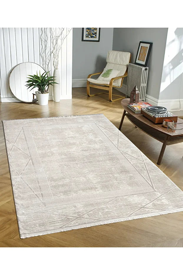 Orel Antialerjik %100 Akrilik Dokuma Makine Kesme Yolluk Mutfak Koridor Salon Yatak Odası Halısı