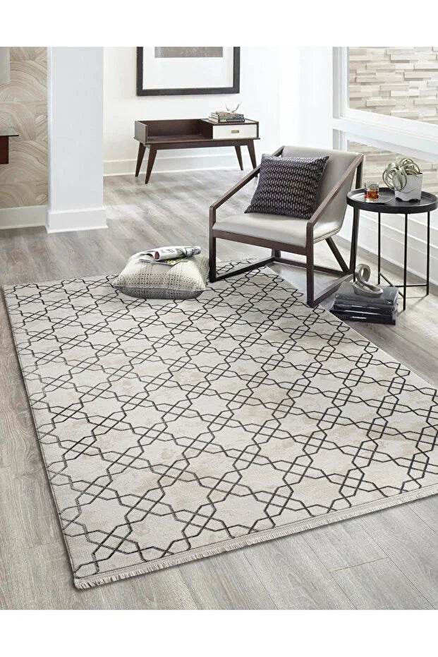 Sona Antialerjik %100 Akrilik Dokuma Makine Kesme Yolluk Mutfak Koridor Salon Yatak Odası Halısı