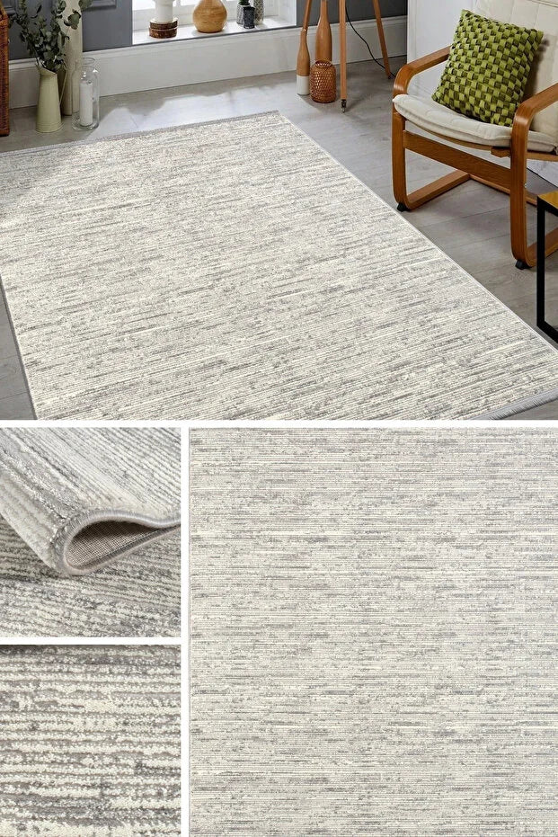Erya  Antialerjik %100 Akrilik Dokuma Makine Kesme Yolluk Mutfak Koridor Salon Yatak Odası Halısı