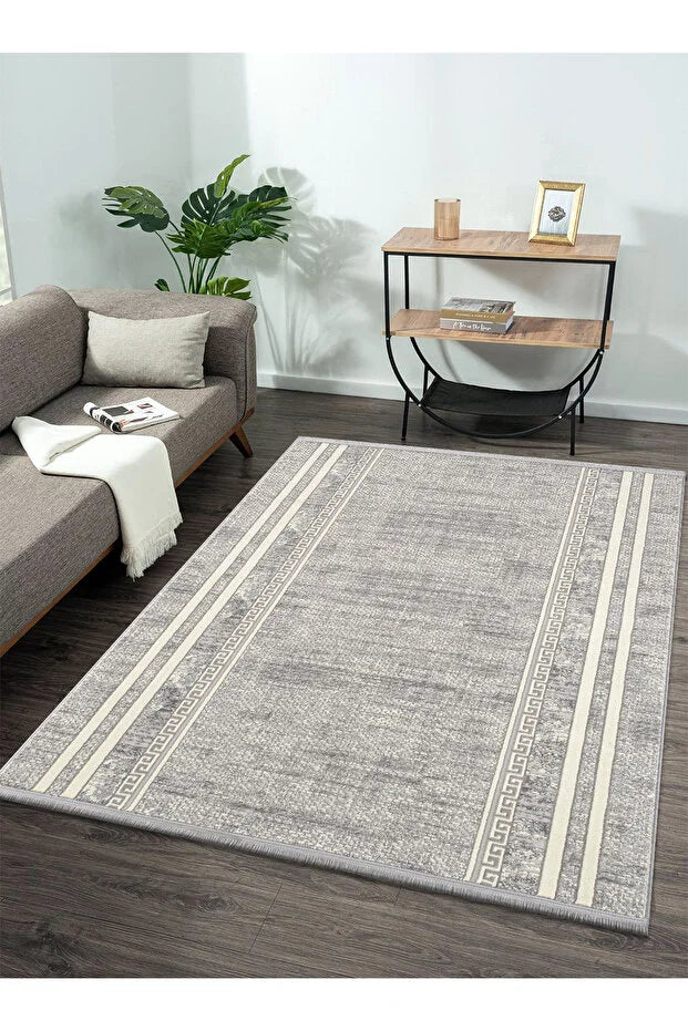 Taeva  Antialerjik %100 Akrilik Dokuma Makine Kesme Yolluk Mutfak Koridor Salon Yatak Odası Halısı