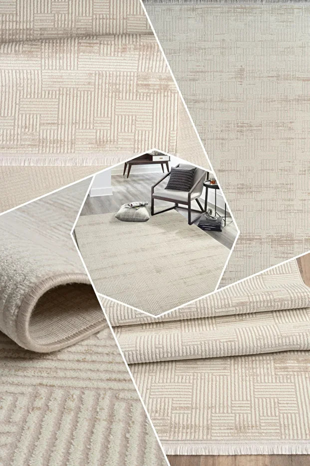 Silin Antialerjik %100 Akrilik Dokuma Makine Kesme Yolluk Mutfak Koridor Salon Yatak Odası Halısı