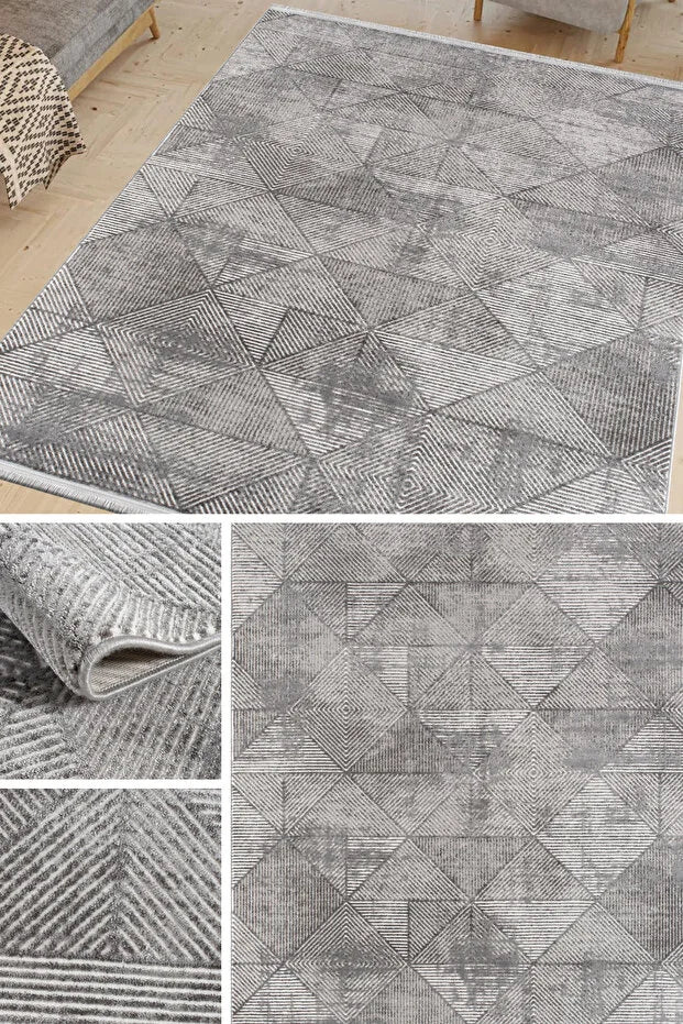 Velin  Antialerjik %100 Akrilik Dokuma Makine Kesme Yolluk Mutfak Koridor Salon Yatak Odası Halısı